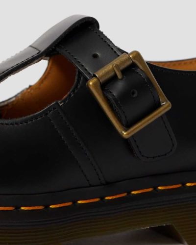 Mary Janes Dr Martens Polley Smooth Cuero Para Mujer DR8431F
